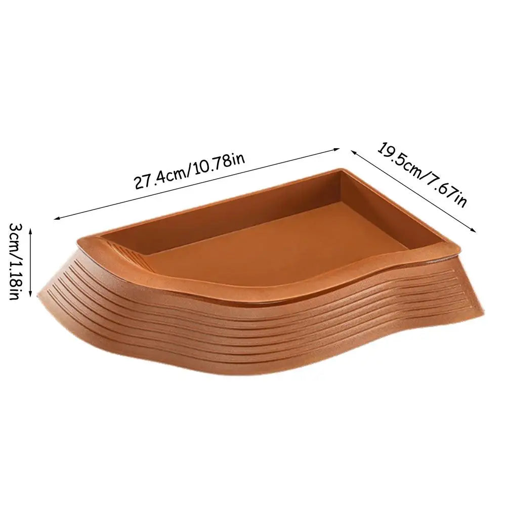 Reptile Water Bowl Anti-Slip Turtle Bathing Pool Tortoise Feeder Tortoise Feeding Dish for Hamster Tortoise Water Bowl