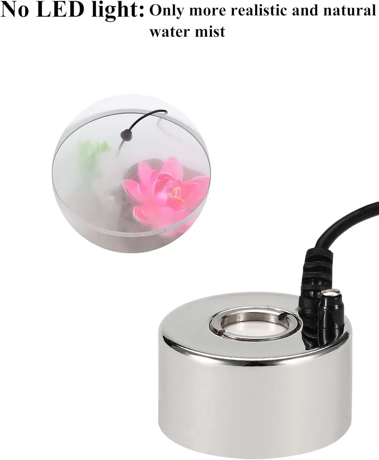 UltraMist Maker Portable Reptile Fogger, Indoor Fountain Humidifier, Mini Halloween Cauldron Fog Machine