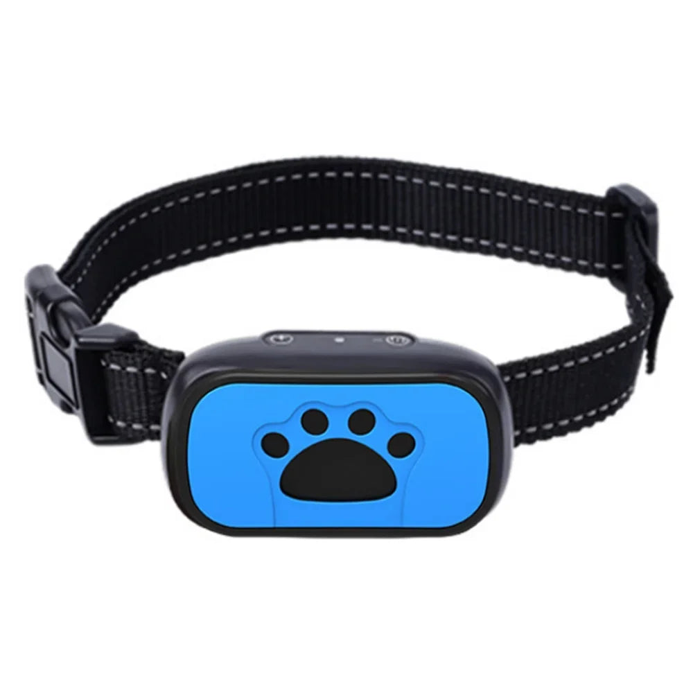Pet Dog Anti Barking Device USB Rechargeable Dogs Training Collar Ultrasonic Stop Barking Vibration Anti Bark Collar