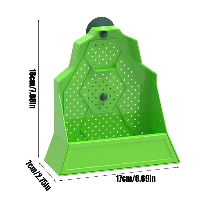 Reptile Feeder Gecko Food Feeding Dish Tank Accessories Anti-Escape Hunting Bowl For Chameleon Frog Snake Spider Amphibian