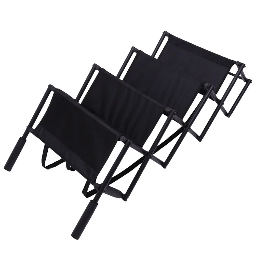 4 Steps Pet Ramp Foldable Dog Pet Ramp with Nonslip Surface Pet Ladder Lightweight Portable Dog Cat Ladder Dog Car Steps for Car