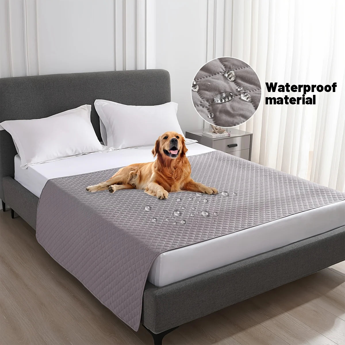 Anti Leaking & Non-Slip Dog Bed Cover,Pet Blanket Sofa Pet Bed Mat,Mattress Protectors Car,Furniture Couch Cover for Cats Dogs