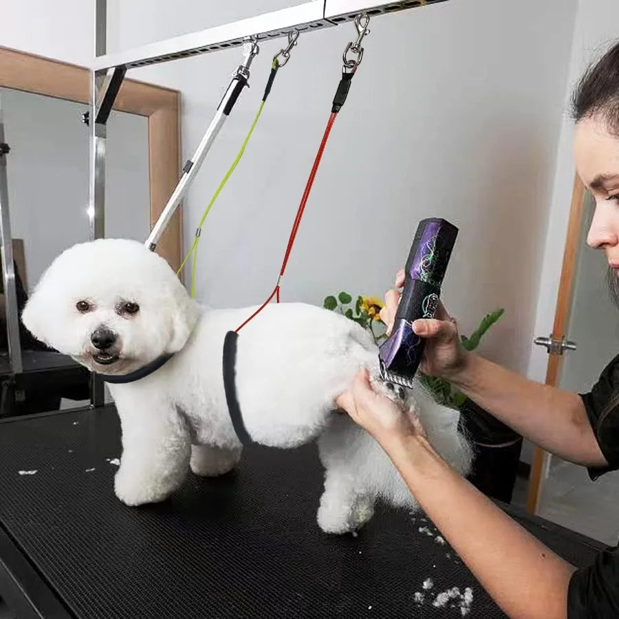 Pet Grooming Loops and Supplies Dog Belly Loop Restraint No Sit Hauh Holder for Arm and Table Sturdy Noose Loop for Small Mediu