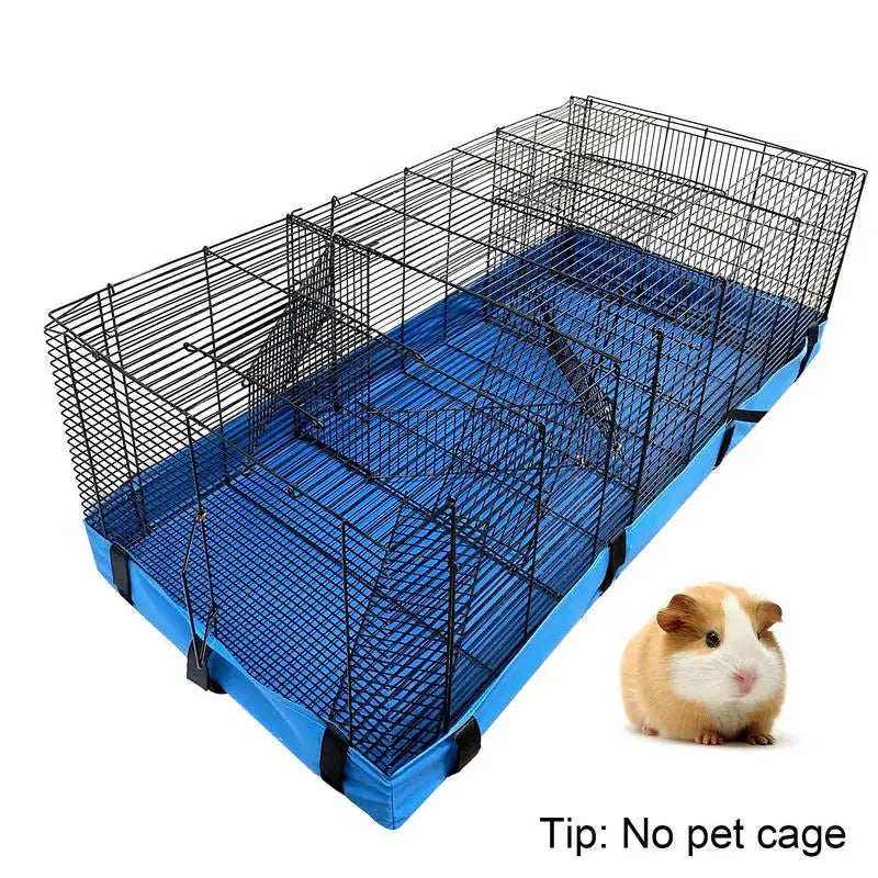 Pet Cage Bottom Cover Waterproof Bottom Cage Mat For Dogs Bunny Guinea Pig Small Pet Kennel Cage Bed Mat Lining Cover Supplies