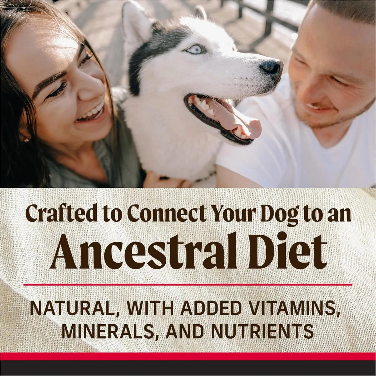 Merrick Backcountry Grain Free Dry Adult Dog Food Kibble With Freeze Dried Raw Pieces, Great Plains Red Recipe - 20.0 lb. Bag