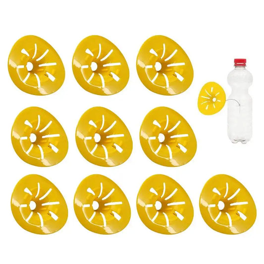 Wasp Traps 10Pcs Flower-Shaped Carpenter Bee Trap Reusable Bee Catcher Fly Trap Fly Catcher Hornet Trap Wasp Trap For Garden