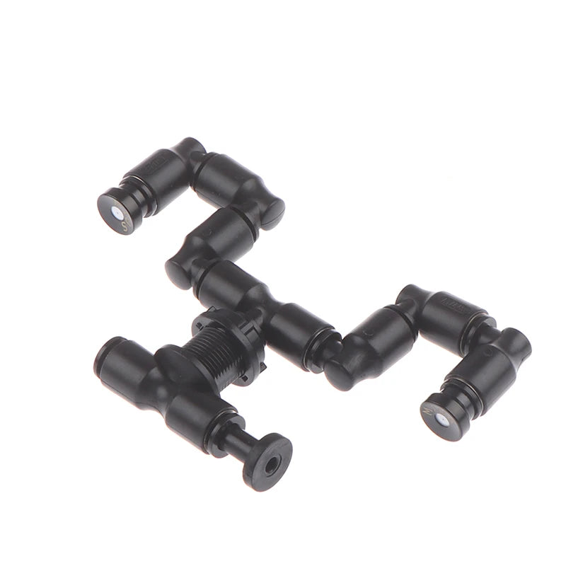 Reptiles Terrarium Double Nozzle Fogger Mist Sprinkler 360° Adjustable Aquarium