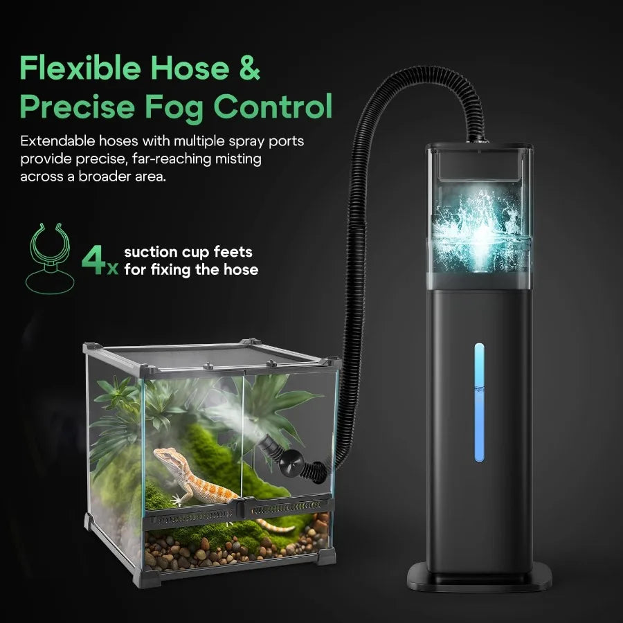 Humidifiers for Plants 2.1Gal/8L Plant Humidifier Indoor Reptile Fogger Mister with Precise TempHumidity Probe Expandable Hose