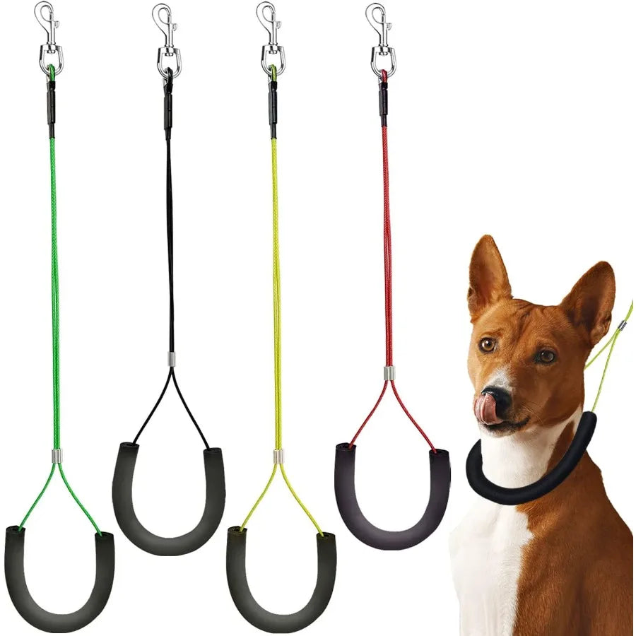 Pet Grooming Loops and Supplies Dog Belly Loop Restraint No Sit Hauh Holder for Arm and Table Sturdy Noose Loop for Small Mediu