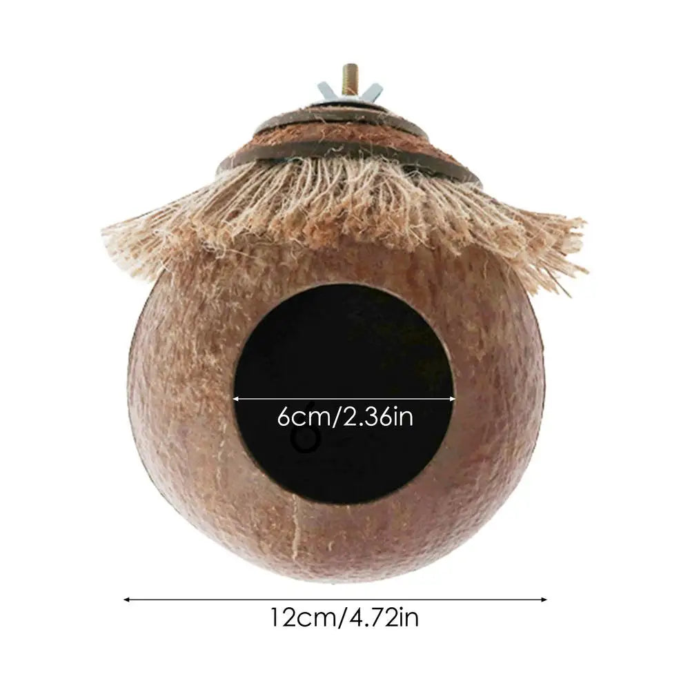 Parakeet Nest Bird Nest House Cute Appearance Parrots Parakeet Conures Cockatiel Small Animals House Pet Cage Habitats Decor