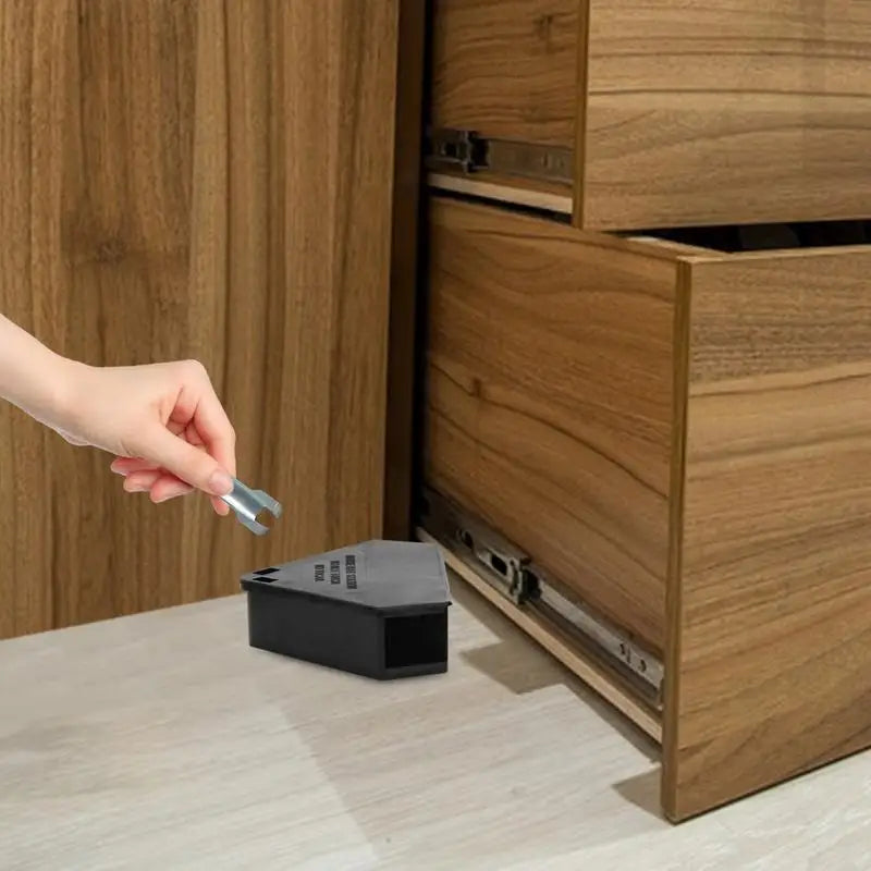 Mouse Trap Rodent Mice Live Catcher Mice Stations Mouse Bait Box Small Animals Cage Self-locking trap for Indoor Outdoor Garden