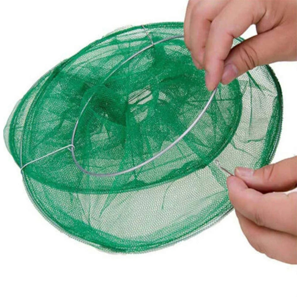 Hanging Flies Net Traps Reusable Folding Flies Flytrap Cages Practical Insects Pest Traps Pest Control Tool for Household Garden
