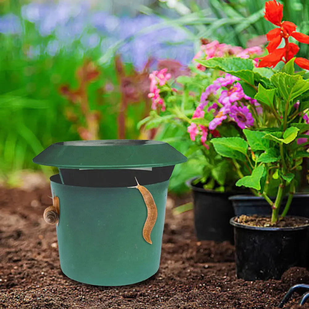 6/8/12Pcs Garden Farm Protector Slug House Pests Reject Animal Pest Repeller Snail Trap Catcher Gintrap Tools Snail Cage