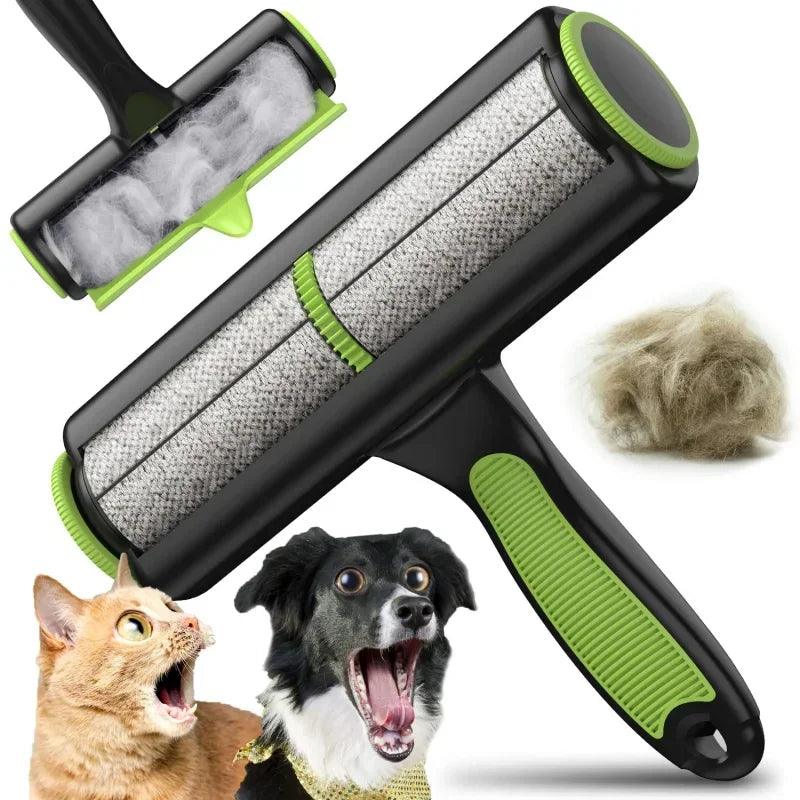Pet Removes Hairs Cat and Dogs Green Cleaning Brush Fur Removing Animals Hair Brush Clothing Couch Sofa Carpets Combs Dog toy