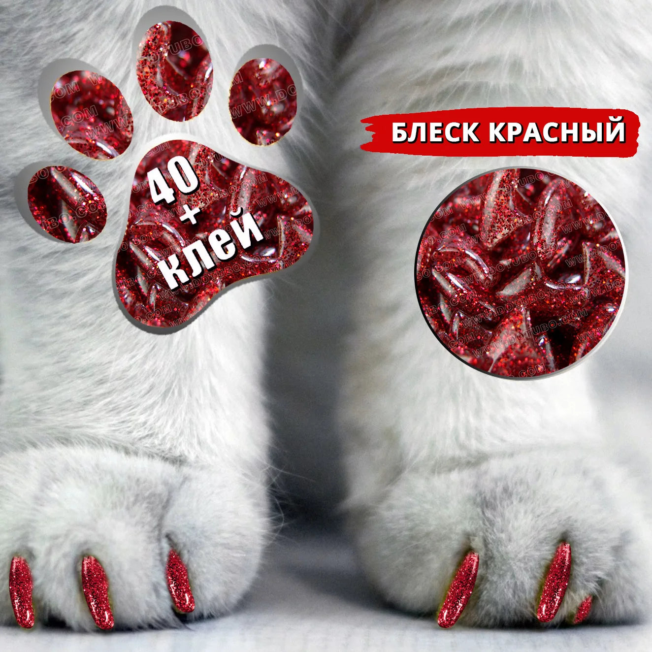 New Fashion Colorful Cat Nail Caps Soft Cat Claw Soft Paws 40 PCS/lot with Free Adhesive Glue Size XS-L Gifts for Pet Dog