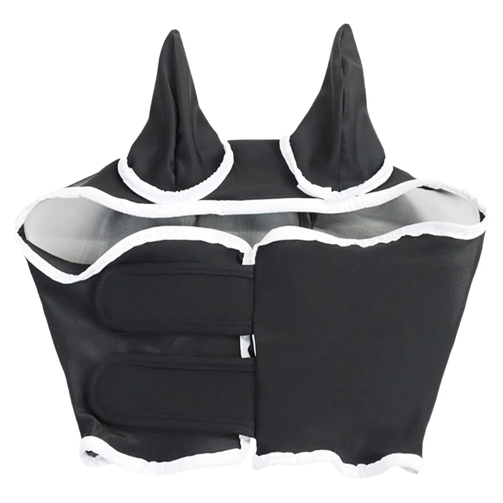 Breathable Horse Summer Eye Shield Elastic Mesh Horse Face Shields Comfortable Fly Mask for Horses for Small Medium Large Horses