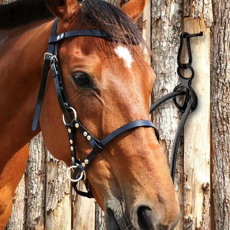 Horse Tack And Supplies Releases Stress Horse Tack Horse Tie Ring Sturdy Horse Supplies For Stake Lines Outside And Inside Horse