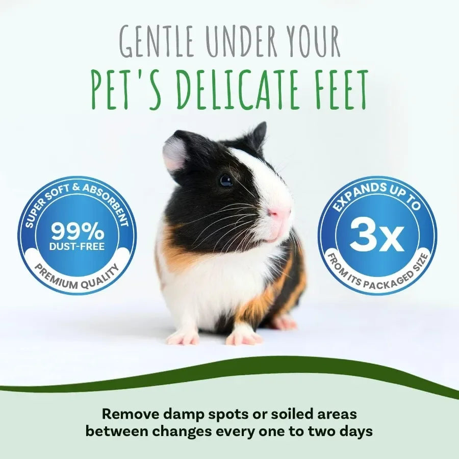 Brown Natural Paper Bedding Soft Animal Bedding with Odor Control for Small Pets Including Guinea Pigs Rabbits Hamsters and Bun