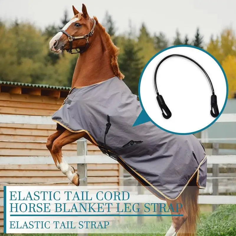 Horse Blanket Sheet Leg Straps Elastic Replacement Horse Blanket Leg Strap Comfortable Animal Sheet Fixing Belt For Outdoor Home