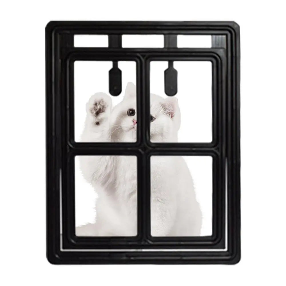 Pet Screen Door Magnetic Closure Wall Dog Door Easy Setup Pet Door Pet Supplies Pet Safe Doggie Door For Dog Cat Kitten For