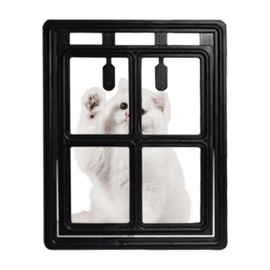 Pet Screen Door Magnetic Closure Wall Dog Door Easy Setup Pet Door Pet Supplies Pet Safe Doggie Door For Dog Cat Kitten For