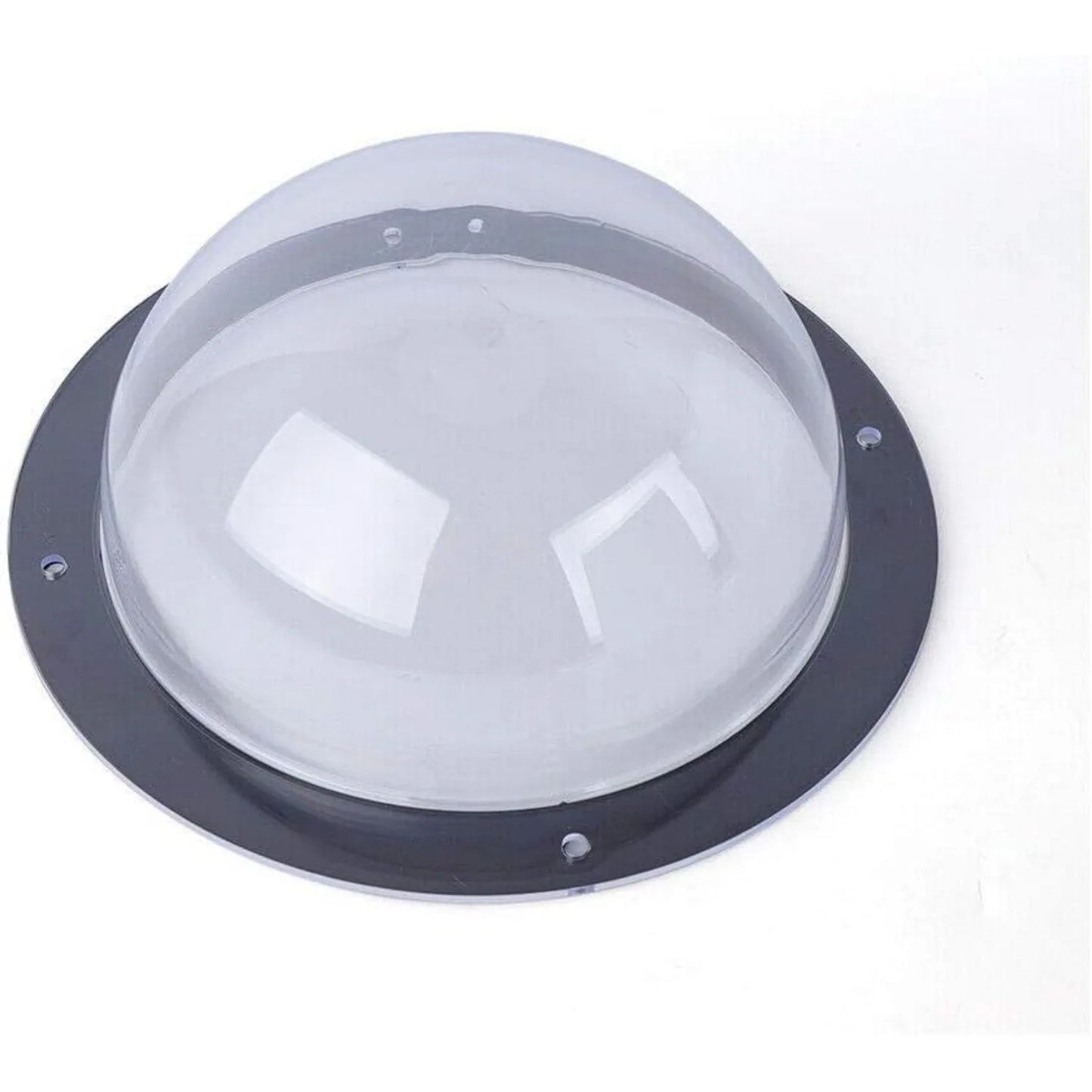 Clear Acrylic Pet Fence Window, 12.4" Round Viewing Portal for Dogs/Cats, Fits Wood/Vinyl Fences (5" Depth, Easy Install)