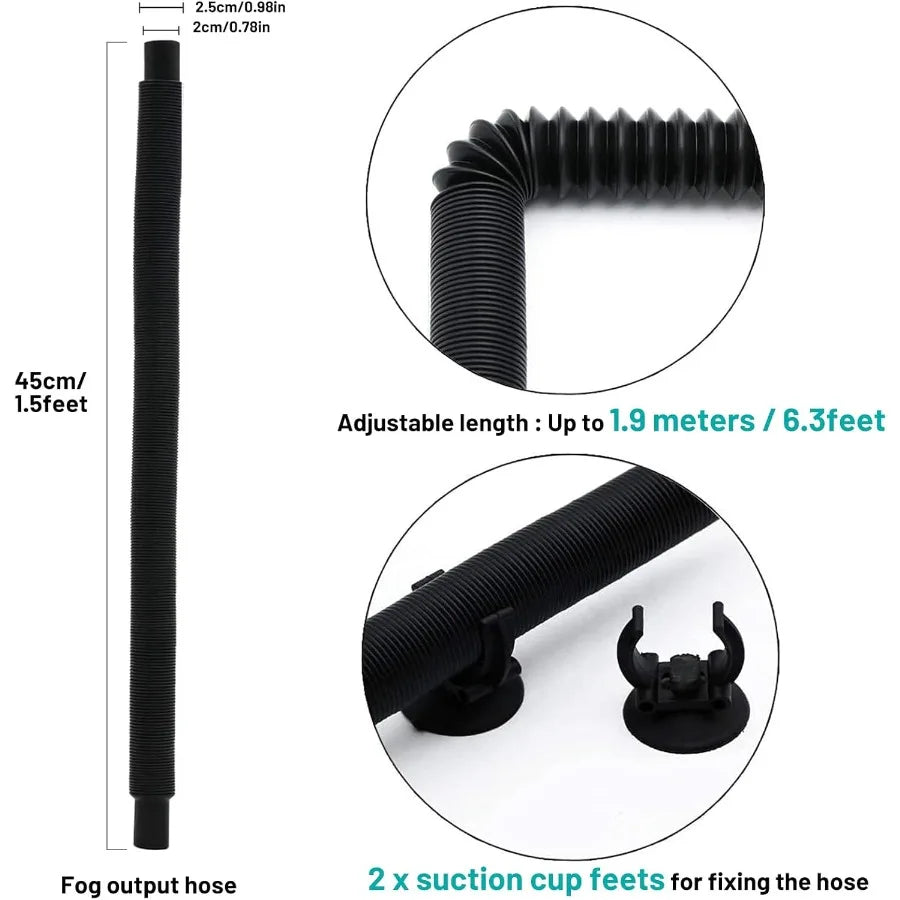 Adjustable Mist Reptile Humidifier Mister for Terrarium Tank Pets with High-Performance Humidification System Ideal for Reptile