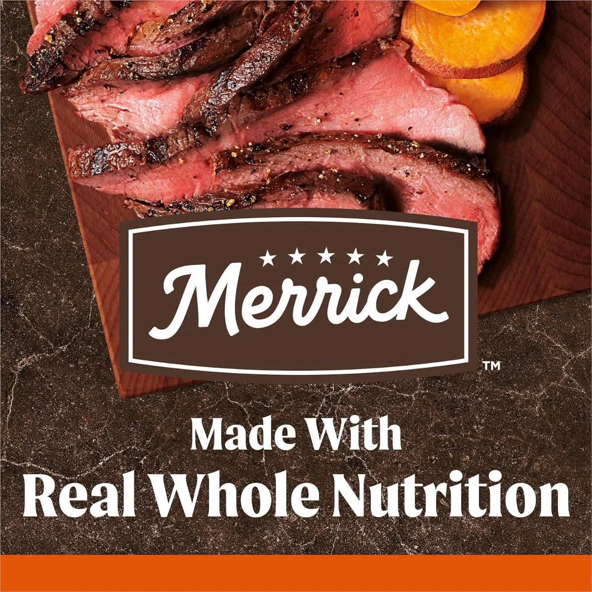 Merrick Premium Grain Free Dry Adult Dog Food, Wholesome And Natural Kibble, Real Texas Beef And Sweet Potato - 30.0 lb. Bag