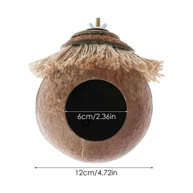 Parakeet Nest Bird Nest House Cute Appearance Parrots Parakeet Conures Cockatiel Small Animals House Pet Cage Habitats Decor