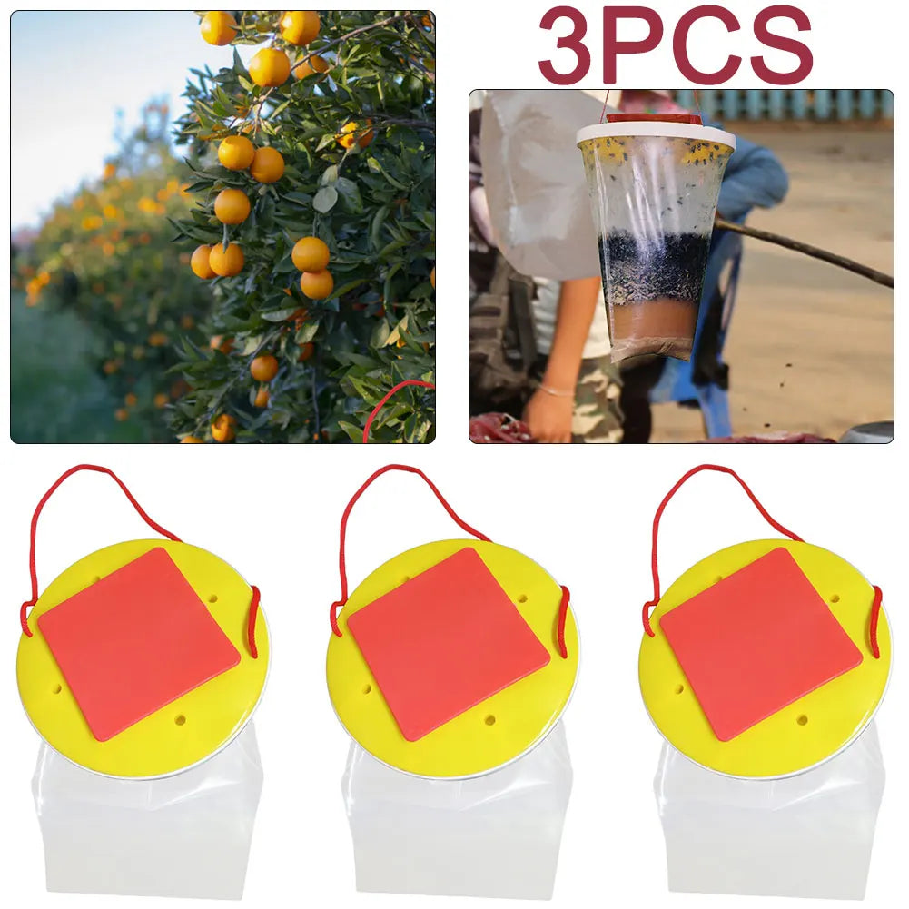 Flies Catcher Bag Pest Control Tool Flies Flytrap Pack for Home Courtyard (bag)