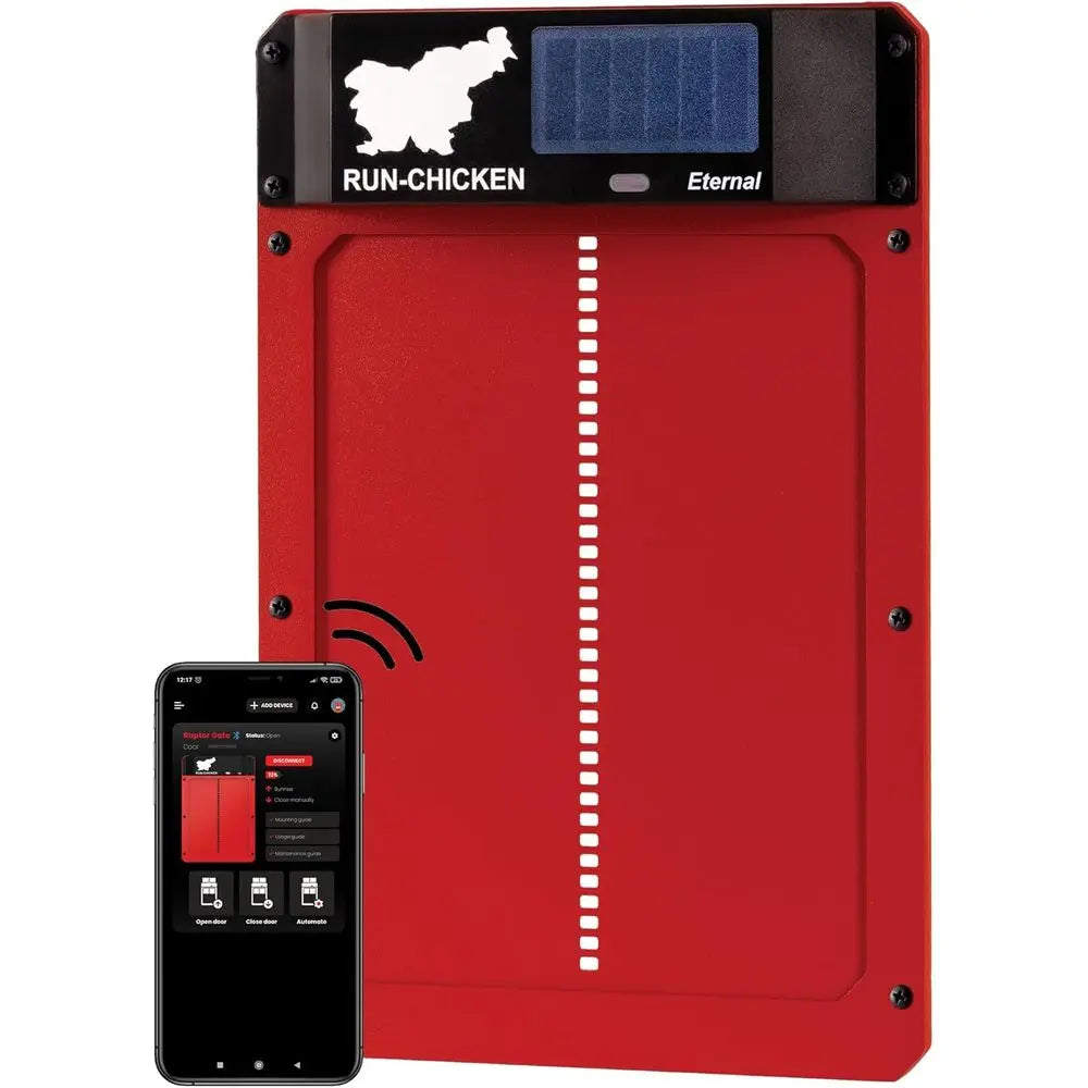 Door Eternal – Solar Automatic Chicken Coop Door with Built-in Solar Power & Battery Backup, Smart App & Timer Control, Weatherp