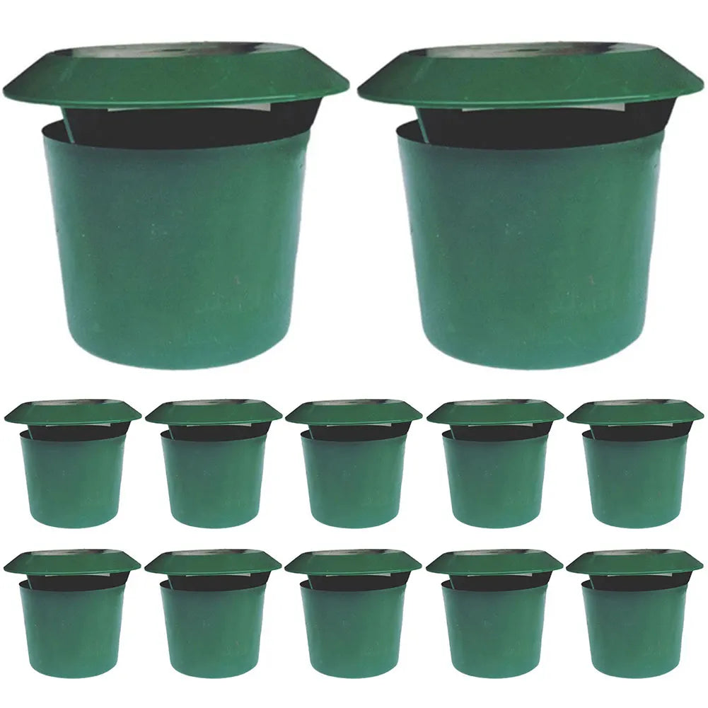 6/8/12Pcs Garden Farm Protector Slug House Pests Reject Animal Pest Repeller Snail Trap Catcher Gintrap Tools Snail Cage