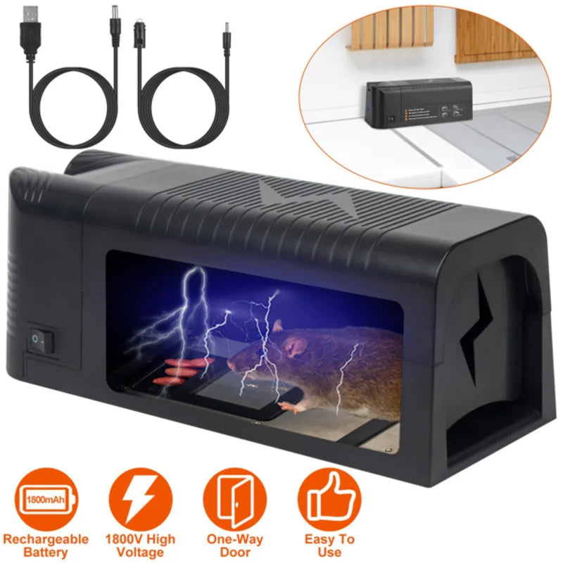 High pressure Mouse Trap Suitable For All Rodents Multifunctional Rechargeable Easy To Use Easy To Operate