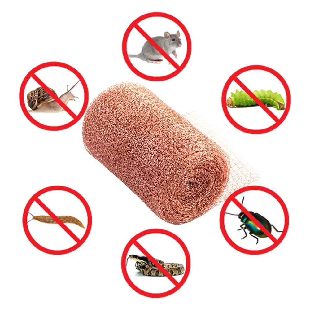Signal Shielding Net Rust Proof Rodent Copper Wire Net Wear Resist Protected Plant Copper Net for Protecting Vegetables Fruits