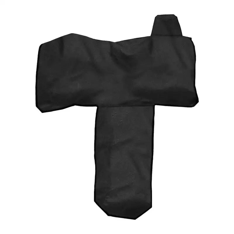 Horse Saddle Cover Dustproof Moistureproof Waterproof Oxford Cloth Saddle Care Storage Bag Black