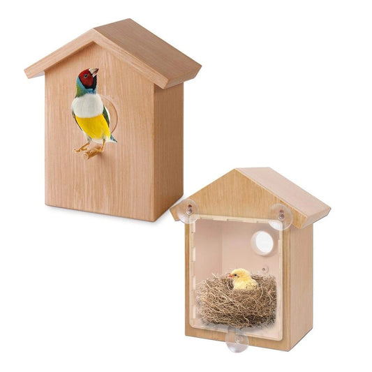 Outdoor Garden Bird Nest With Suction Cup Garden Decoration Supplies Bird Nest For Home