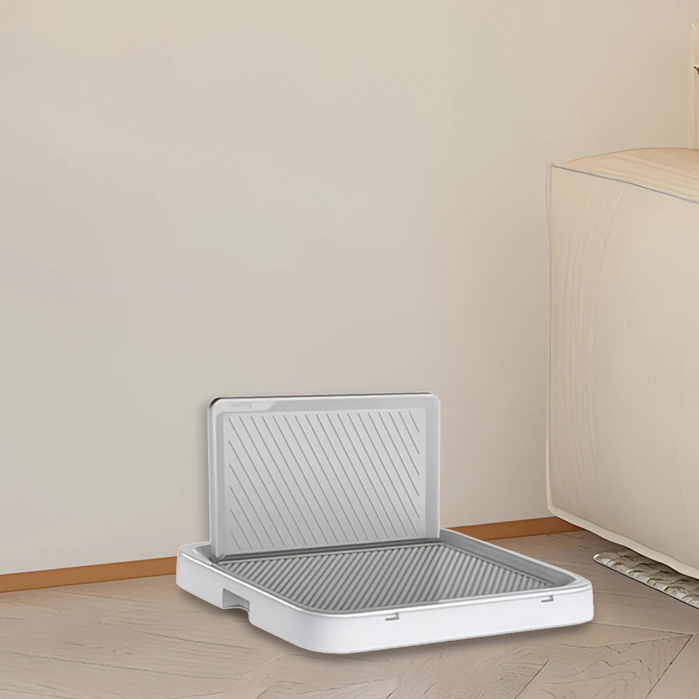 Dog Potty Tray with Pee Wall Pan Trainer Anti-Splash Pet Indoor Dog Training Toilet Dog Potty Trainer Puppy Kitten Cleaning Tool