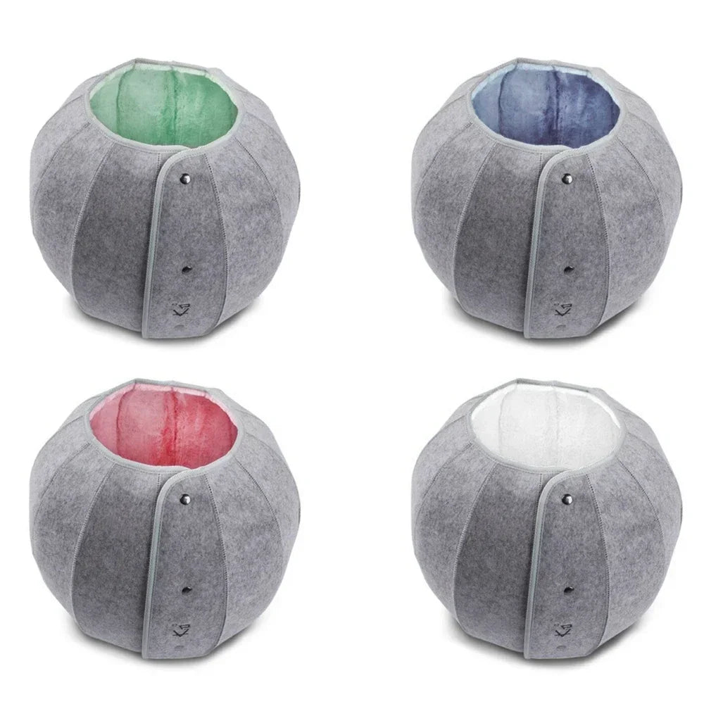 Cat Bed Pet Cat Tunnel Interactive Game Toy Shell Cat Bed Dual-use Indoor Toy Kitten Sports Equipment Cat Training Toy Cat House