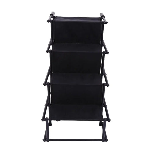 4 Steps Pet Ramp Foldable Dog Pet Ramp with Nonslip Surface Pet Ladder Lightweight Portable Dog Cat Ladder Dog Car Steps for Car