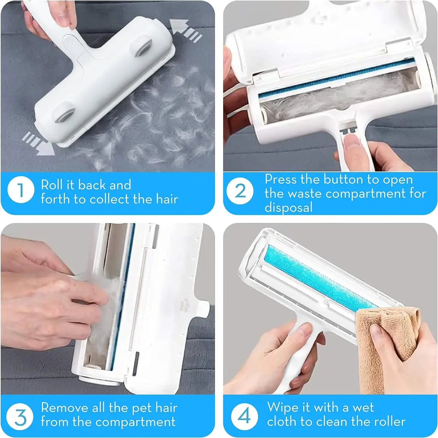 pet hair remover brush cleaning brush hair remover dogs cats animal roller pet hair remover pets washable reusable cat brush