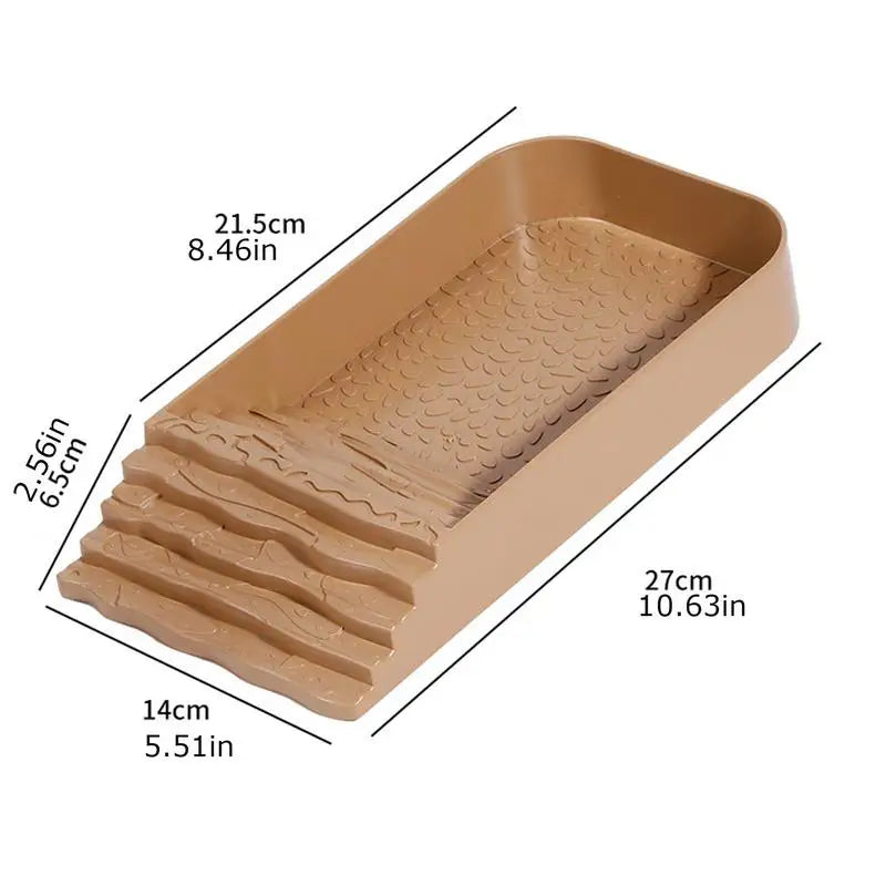 Tortoise Water Bowl Reptile Water Bowl Reptile Bathing Pool Tortoise Feeder Tortoise Feeding Dish for Hamster Tortoise Snake