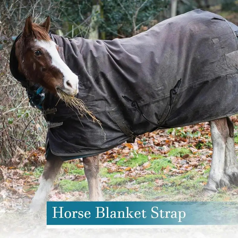 Horse Blanket Sheet Leg Straps Elastic Replacement Horse Blanket Leg Strap Comfortable Animal Sheet Fixing Belt For Outdoor Home