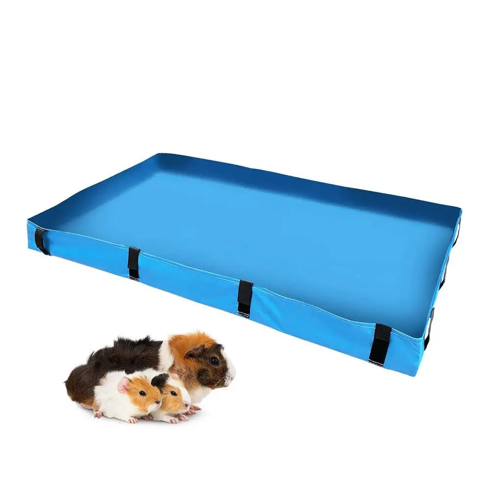 Pet Cage Bottom Cover Waterproof Bottom Cage Mat For Dogs Bunny Guinea Pig Small Pet Kennel Cage Bed Mat Lining Cover Supplies