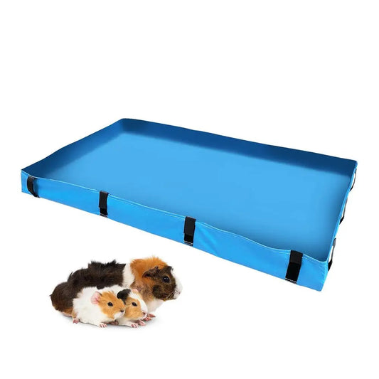 Pet Cage Bottom Cover Waterproof Bottom Cage Mat For Dogs Bunny Guinea Pig Small Pet Kennel Cage Bed Mat Lining Cover Supplies