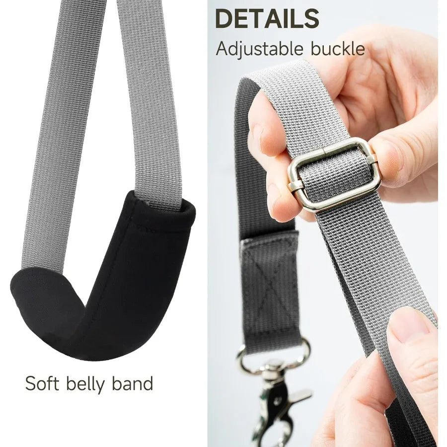 Adjustable Dog Grooming Belly Straps Groomer Eension Straps No Sit Hauh Holder Grooming Restraint for Pet Bathing and Grooming