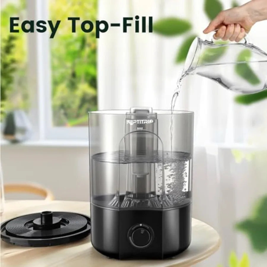 1 Gallon Reptile Humidifier Fogger for Terrariums with Adjustable Fog Volume Perfectly Designed for Bearded Dragons Lizards Gec