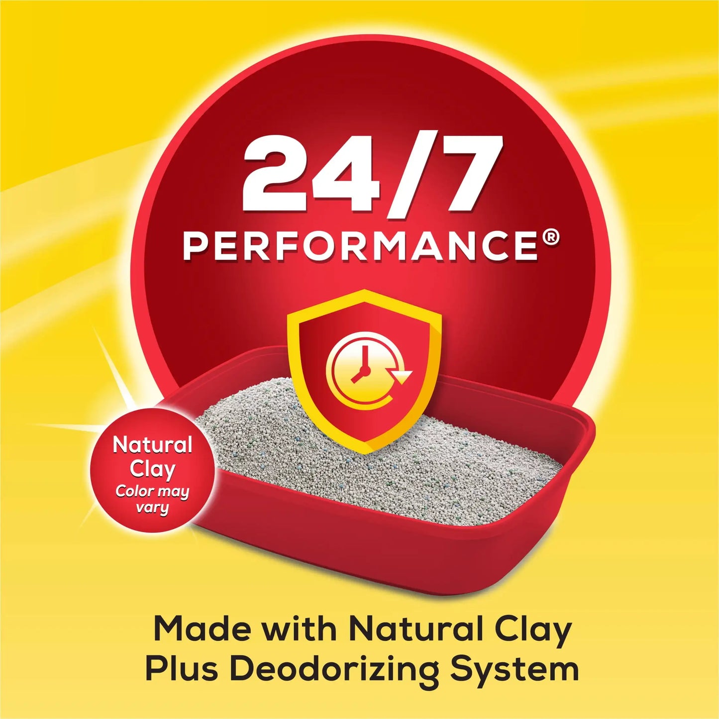 Purina 24/7 Clumping Cat Litter, Low Dust, Deodorizing, 35 lb. Pail