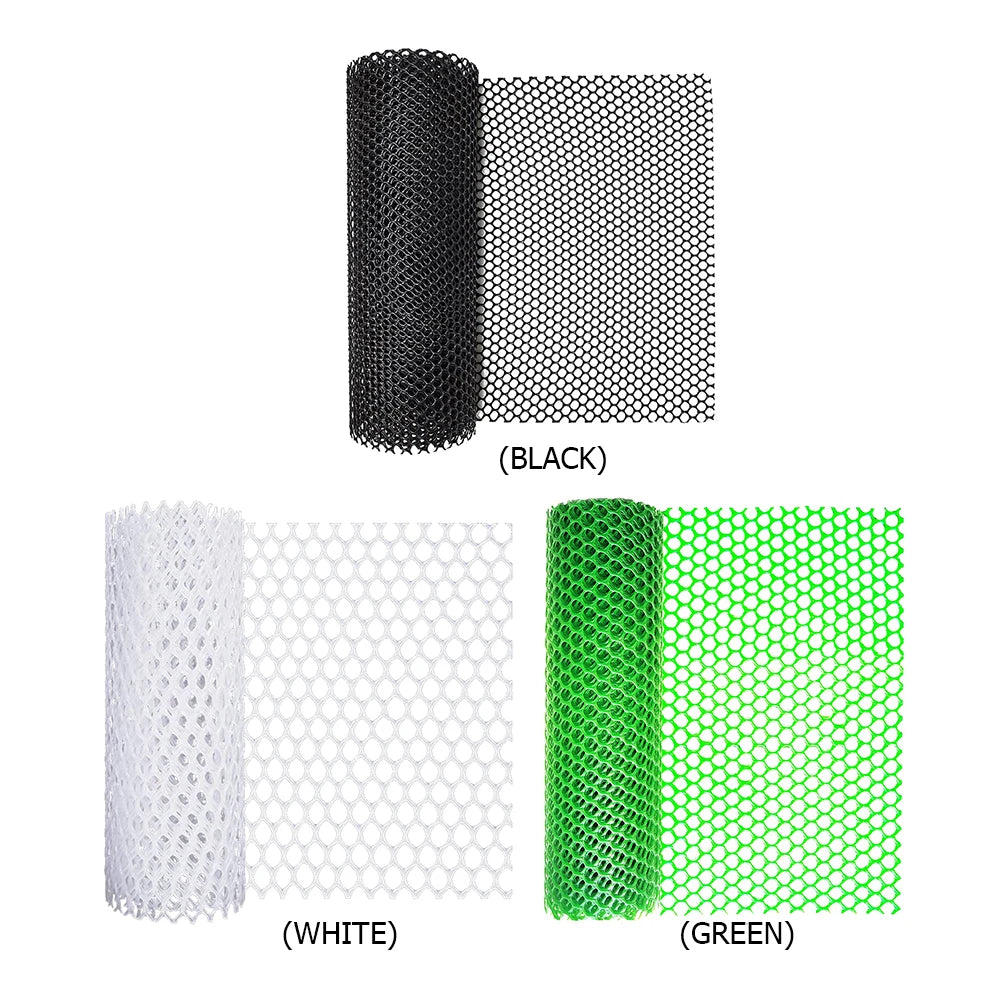 Chicken Wire Mesh 300*40cm Plastic Wire Mesh Fence Chicken Wire Frame for Poultry Dogs Rabbit Snake Barrier&Gardening