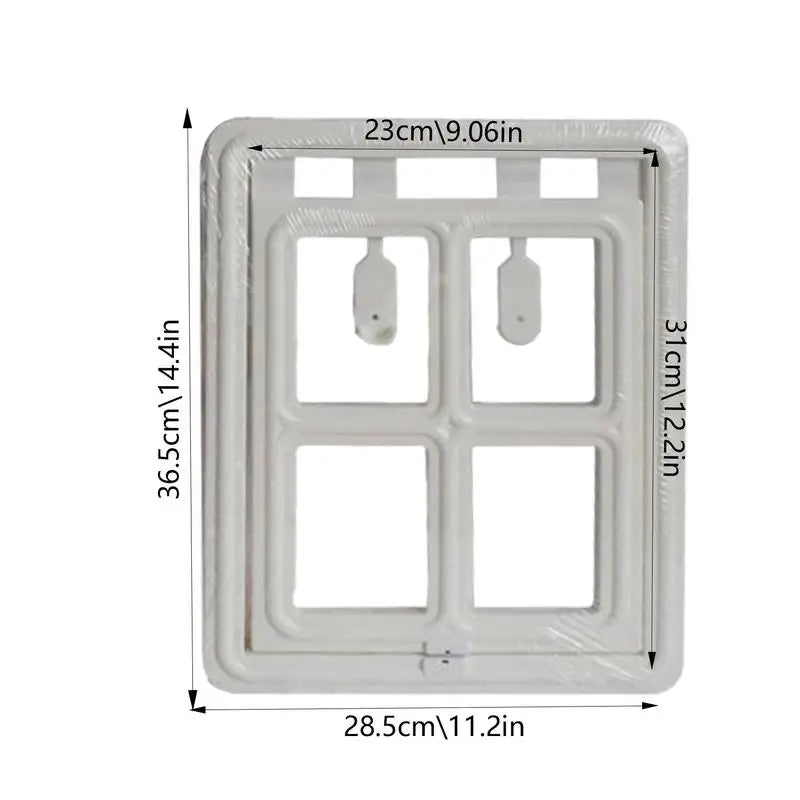 Pet Screen Door Magnetic Closure Wall Dog Door Easy Setup Pet Door Pet Supplies Pet Safe Doggie Door For Dog Cat Kitten For