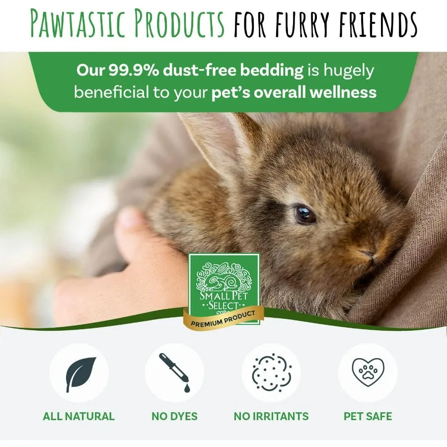 Brown Natural Paper Bedding Soft Animal Bedding with Odor Control for Small Pets Including Guinea Pigs Rabbits Hamsters and Bun